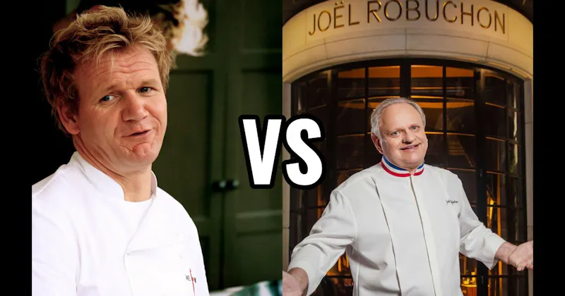 Gordon Ramsay vs. Joël Robuchon