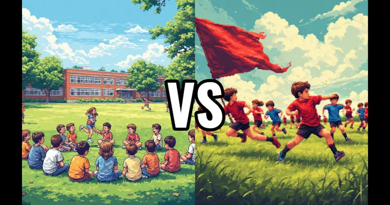 Capture the Flag vs. Duck, Duck, Goose