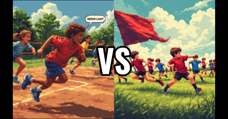 Capture the Flag vs. Red Light, Green Light