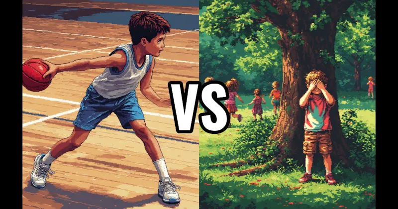 Dodgeball vs. Hide and Seek