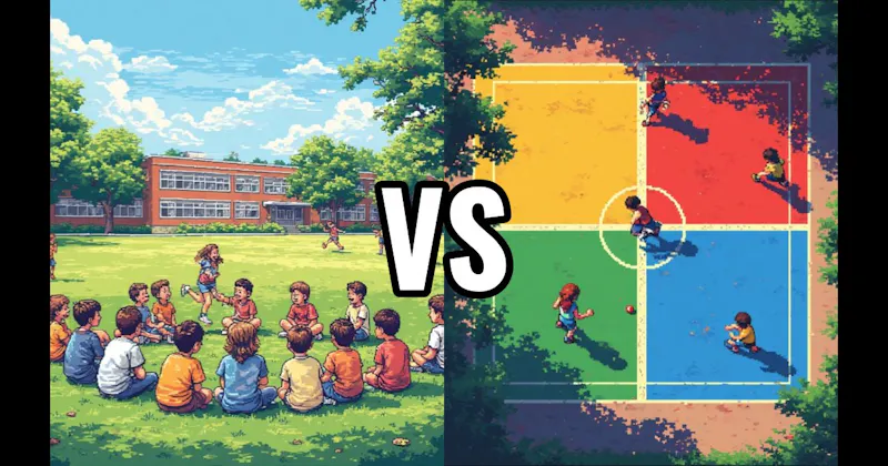 Duck, Duck, Goose vs. Four Square