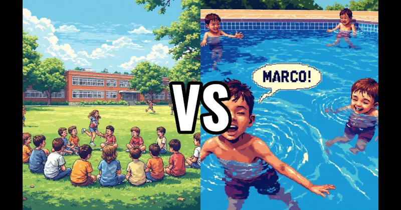 Duck, Duck, Goose vs. Marco Polo