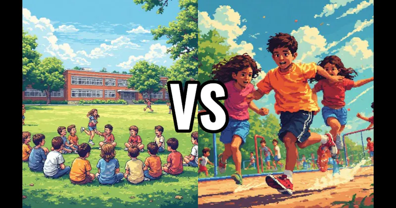 Duck, Duck, Goose vs. Tag