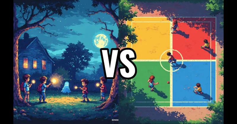 Four Square vs. Ghost in the Graveyard