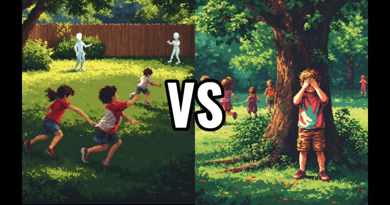 Freeze Tag vs. Hide and Seek