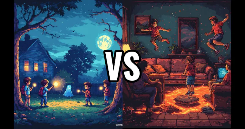 Ghost in the Graveyard vs. The Floor is Lava