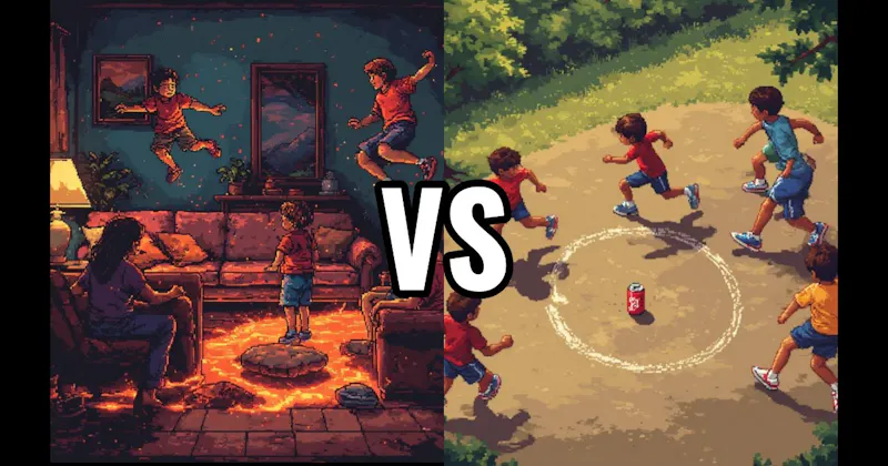 Kick thte Can vs. The Floor is Lava