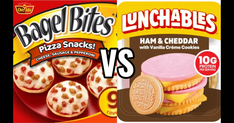 Bagel Bites vs. Lunchables