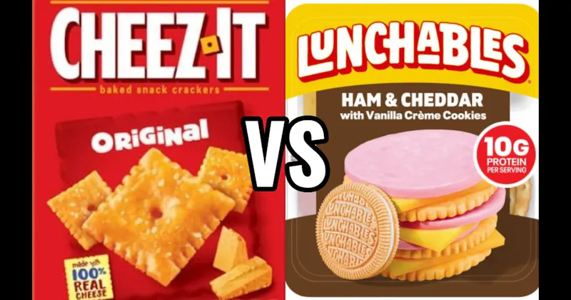 Cheez-Its vs. Lunchables