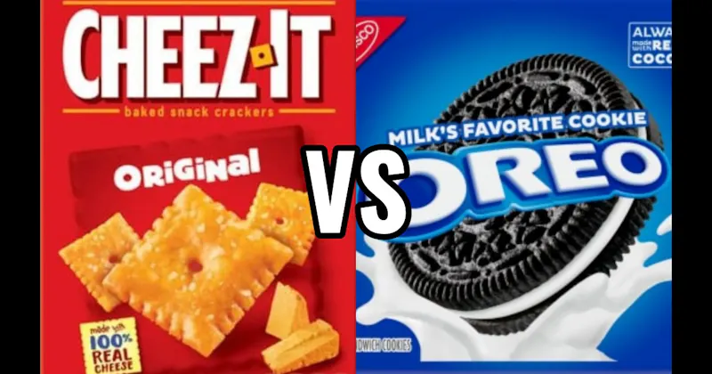 Cheez-Its vs. Oreos