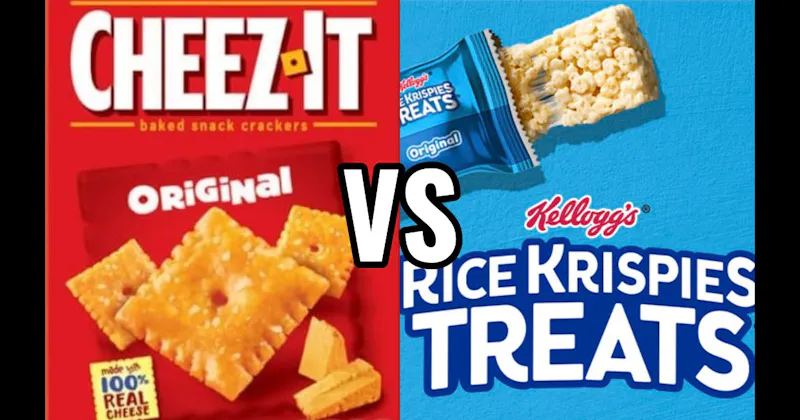 Cheez-Its vs. Rice Krispies Treats