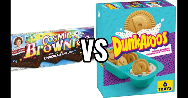 Cosmic Brownies (Little Debbie) vs. Dunkaroos