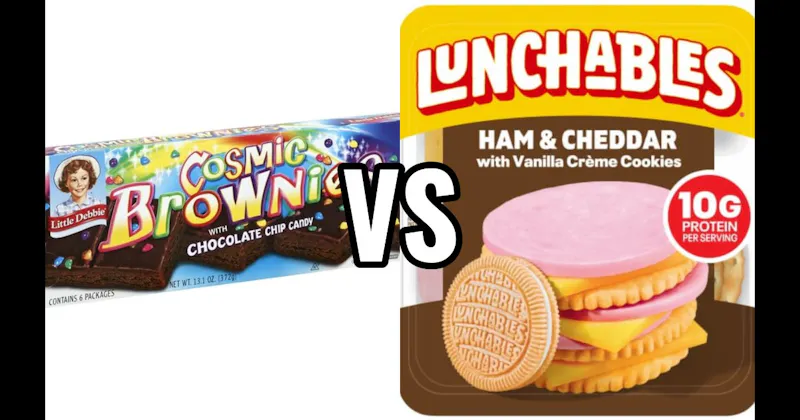 Cosmic Brownies (Little Debbie) vs. Lunchables