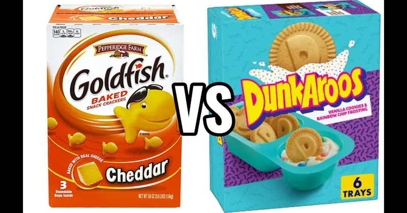 Dunkaroos vs. Goldfish Crackers