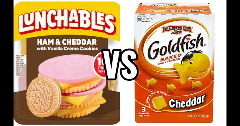 Goldfish Crackers vs. Lunchables