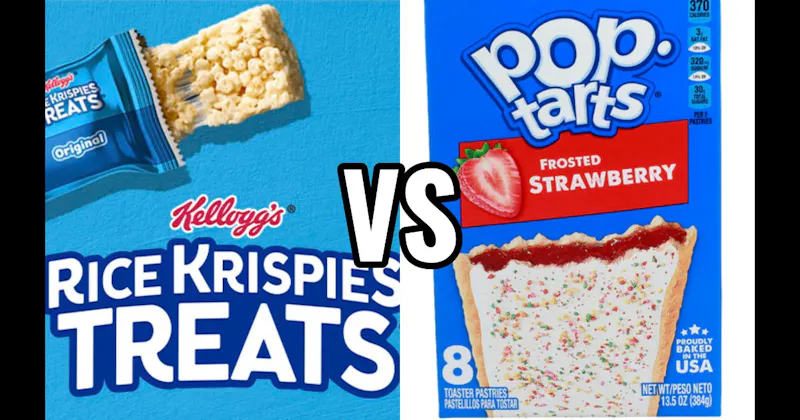 Pop-Tarts vs. Rice Krispies Treats