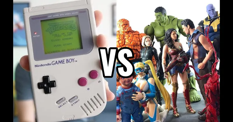Action Figures vs. Game Boy