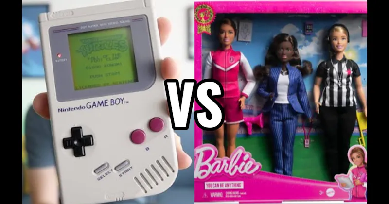 Barbie Dolls vs. Game Boy