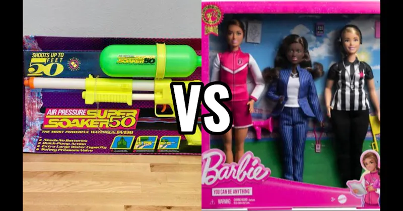 Barbie Dolls vs. Super Soakers