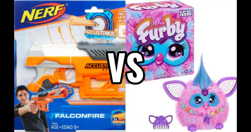 Furby vs. Nerf Blasters