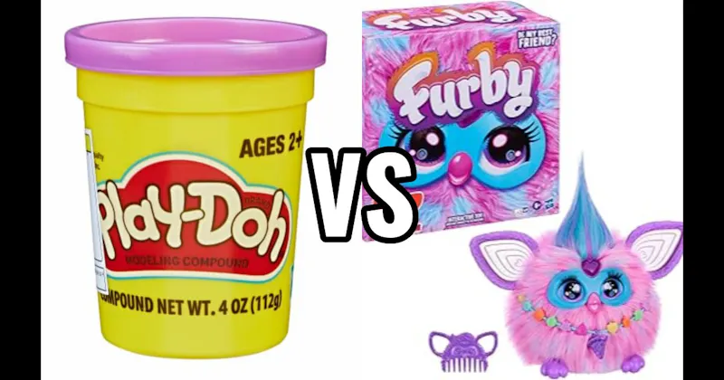 Furby vs. Play-Doh
