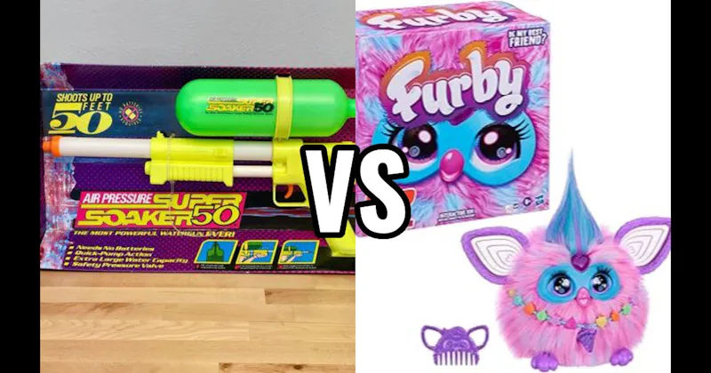 Furby vs. Super Soakers
