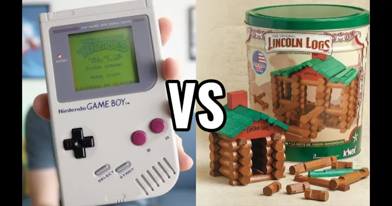 Game Boy vs. Lincoln Logs