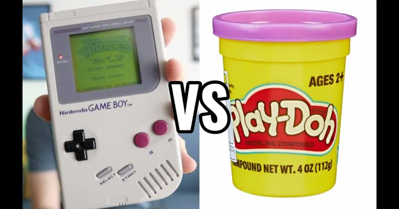 Game Boy vs. Play-Doh
