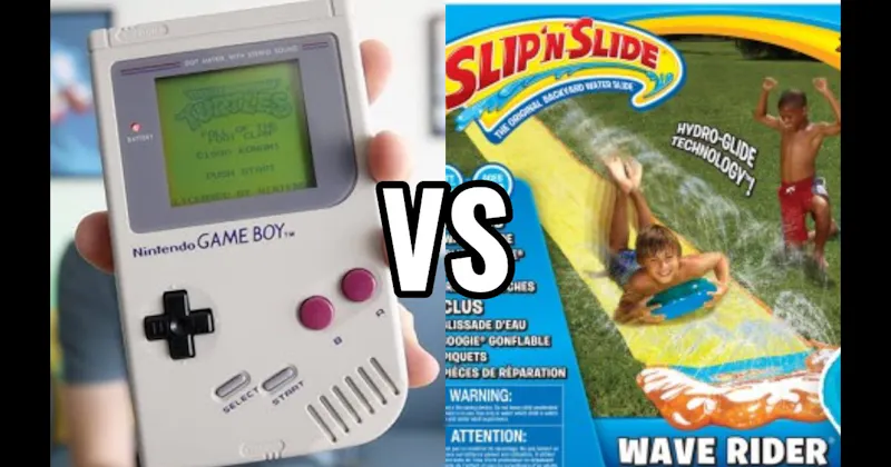 Game Boy vs. Slip ’N Slide