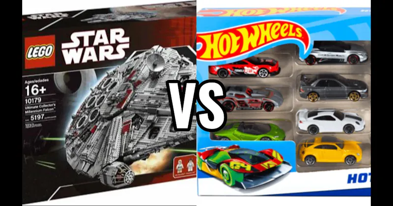 Hot Wheels Cars vs. LEGO Sets