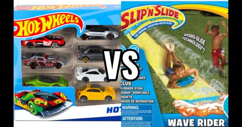 Hot Wheels Cars vs. Slip ’N Slide