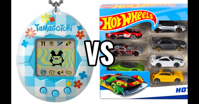 Hot Wheels Cars vs. Tamagotchi