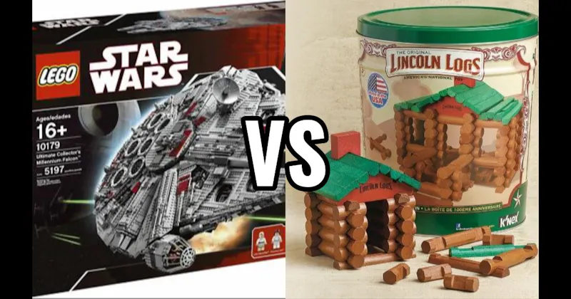 LEGO Sets vs. Lincoln Logs