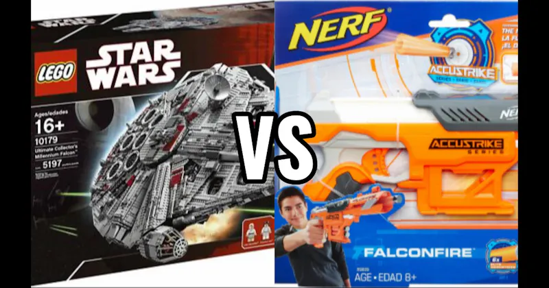 LEGO Sets vs. Nerf Blasters
