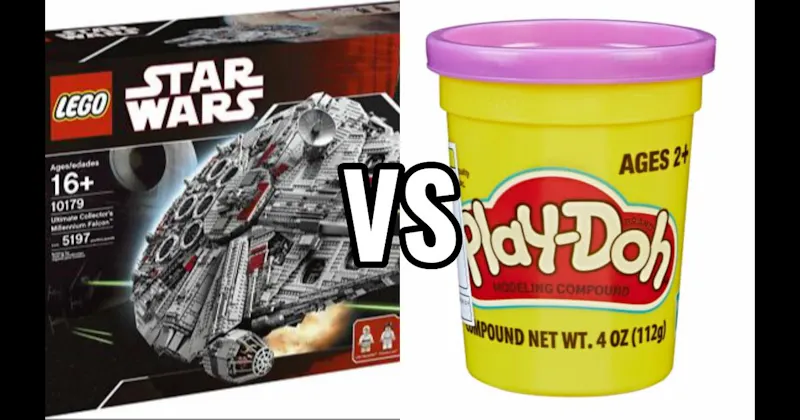 LEGO Sets vs. Play-Doh