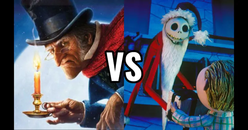 Ebenezer Scrooge (Christmas Carol) vs. Jack Skellington (Nightmare Before Christmas)