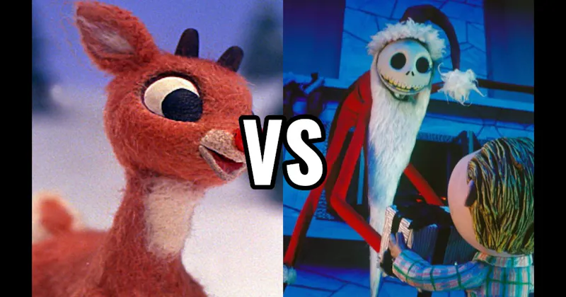 Jack Skellington (Nightmare Before Christmas) vs. Rudolph (Rudolph the Red-Nosed Reindeer)