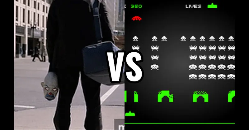 Asteroids vs. Space Invaders