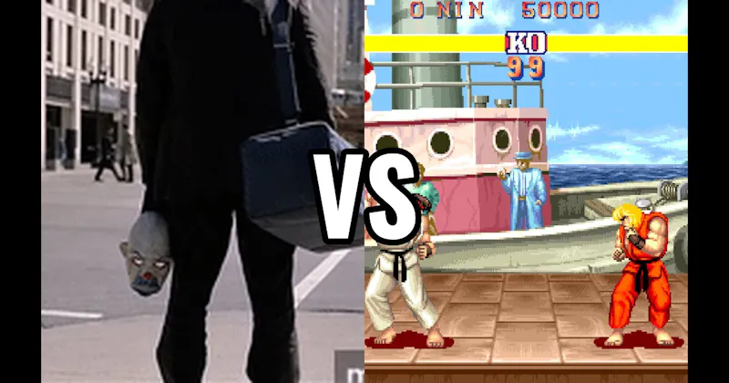 Asteroids vs. Street Fighter II