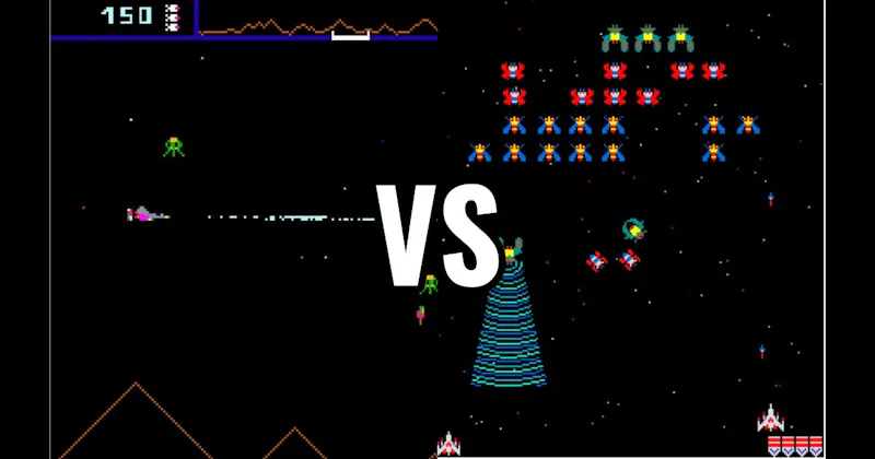 Defender vs. Galaga