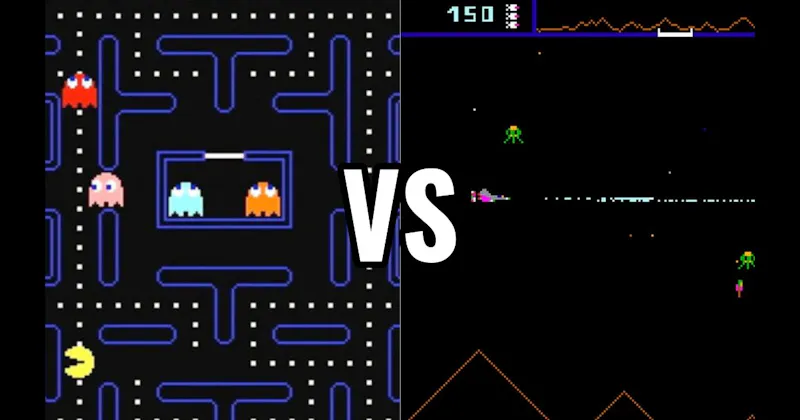 Defender vs. Pac-Man 