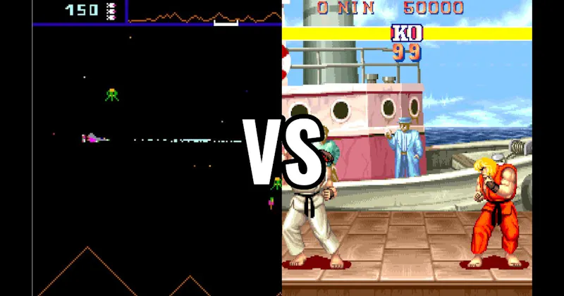 Defender vs. Street Fighter II