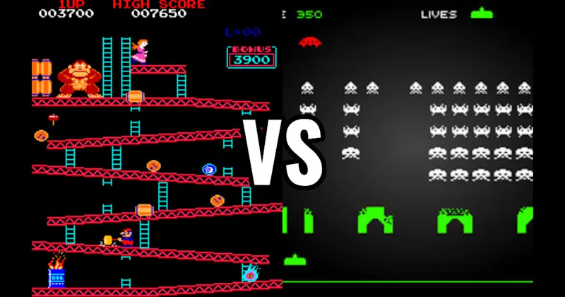Donkey Kong vs. Space Invaders