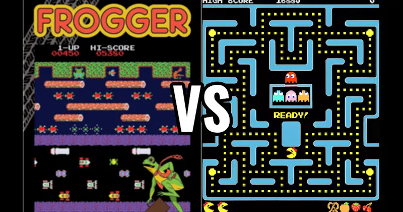 Frogger vs. Ms. Pac-Man