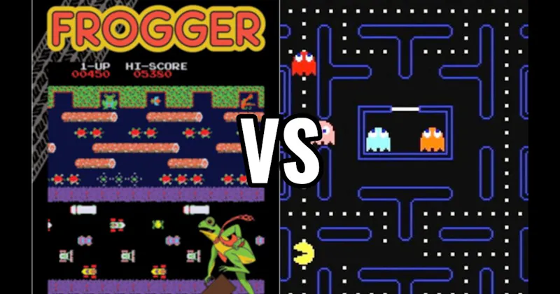 Frogger vs. Pac-Man 