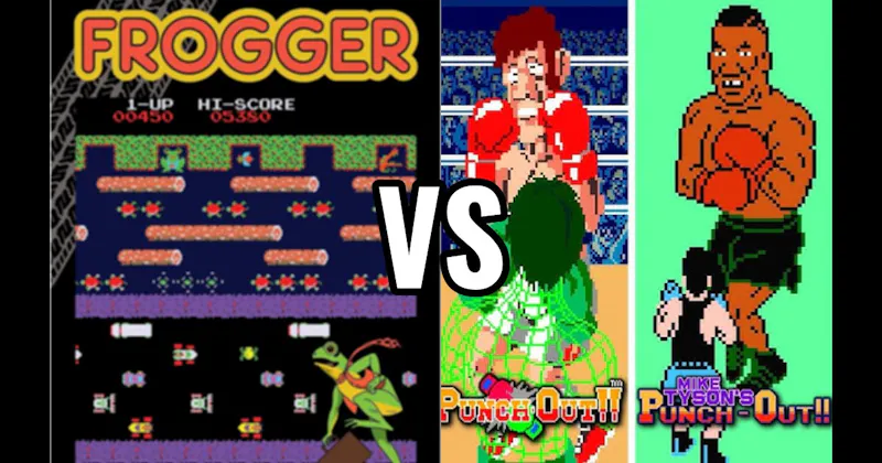 Frogger vs. Punch-Out!!