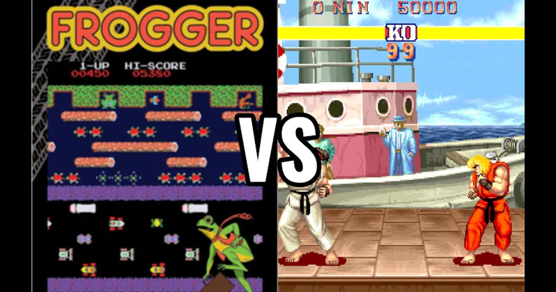 Frogger vs. Street Fighter II