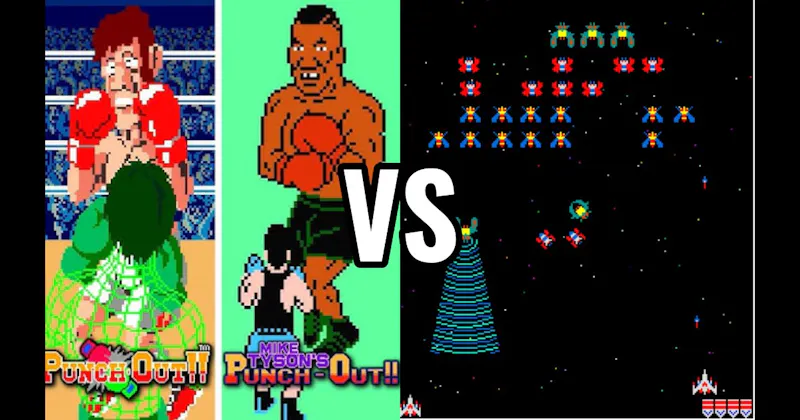 Galaga vs. Punch-Out!!