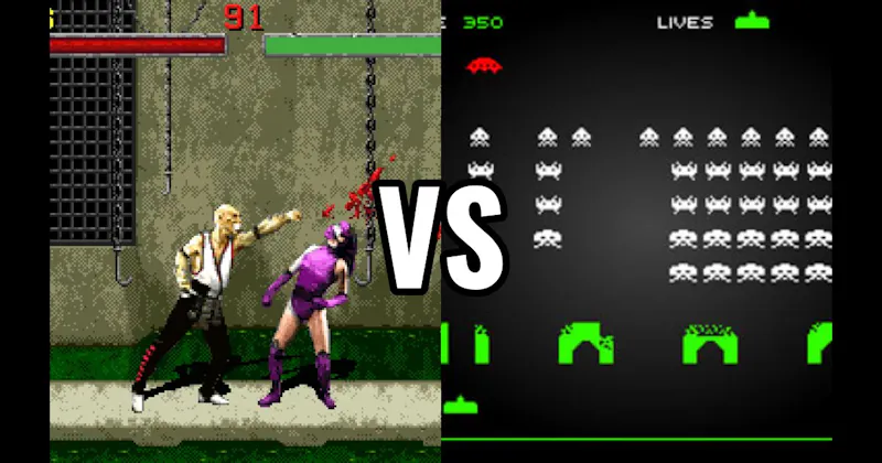 Mortal Kombat vs. Space Invaders