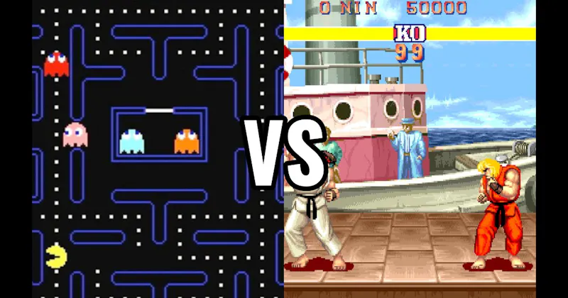 Pac-Man  vs. Street Fighter II